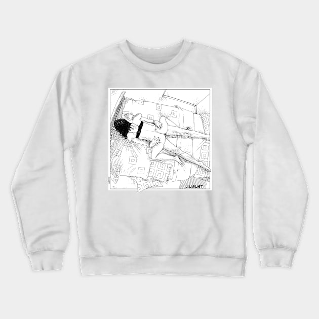 asc 547_My New Year's resolutions_August Crewneck Sweatshirt by apolloniasaintclair